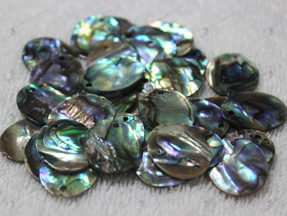 17x21mm Natural abalone shell discs,oval shaped discs wholesale 鮑魚貝旦形薄片