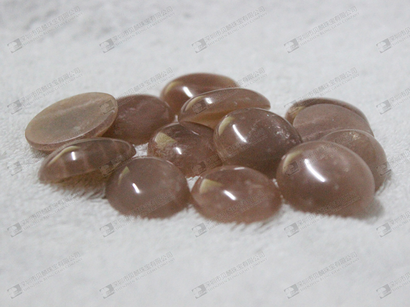 25x18mm Natural sunstone loose beads 太阳石