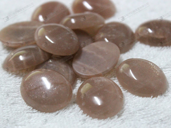 25x18mm Natural sunstone loose beads 太阳石