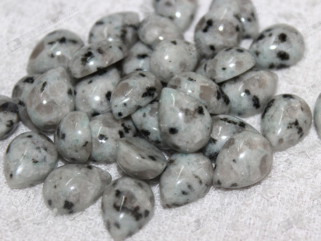 Cheap gemstone loose beads,stone pear cabochon