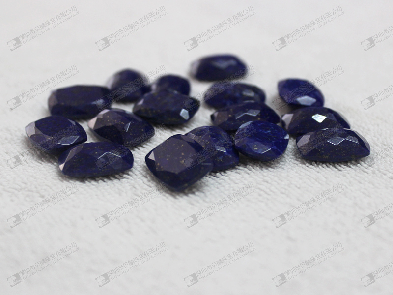 Faceted lapis beads 青金