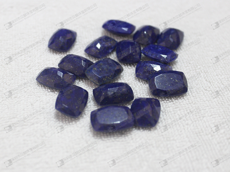 Faceted lapis beads 青金