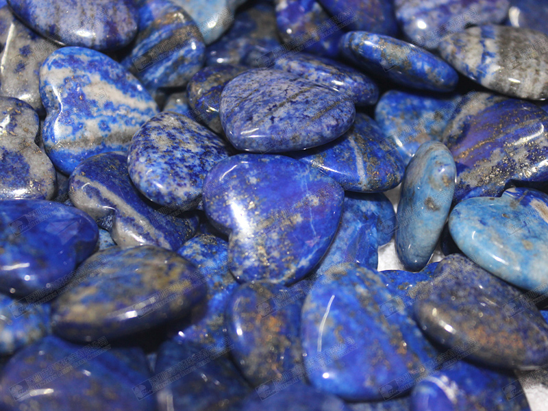 Lapis lazuli heart beads 心形
