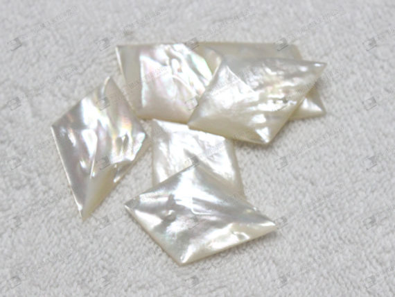 White MOP kite shaped beads for earring making