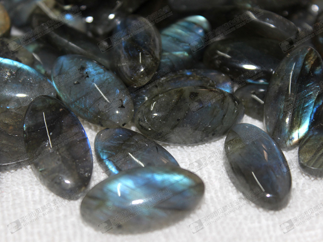 20x10mm Natural labradorite oval cabochons with nice fire