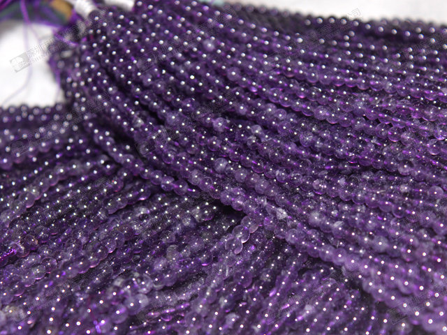 4mm Natural AA quality amethyst round beads strands,amethyst necklaces for sale