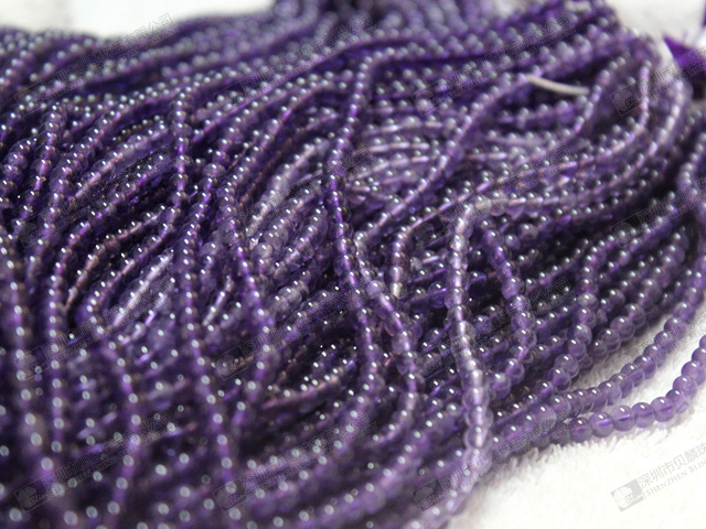 4mm Natural AA quality amethyst round beads strands,amethyst necklaces for sale