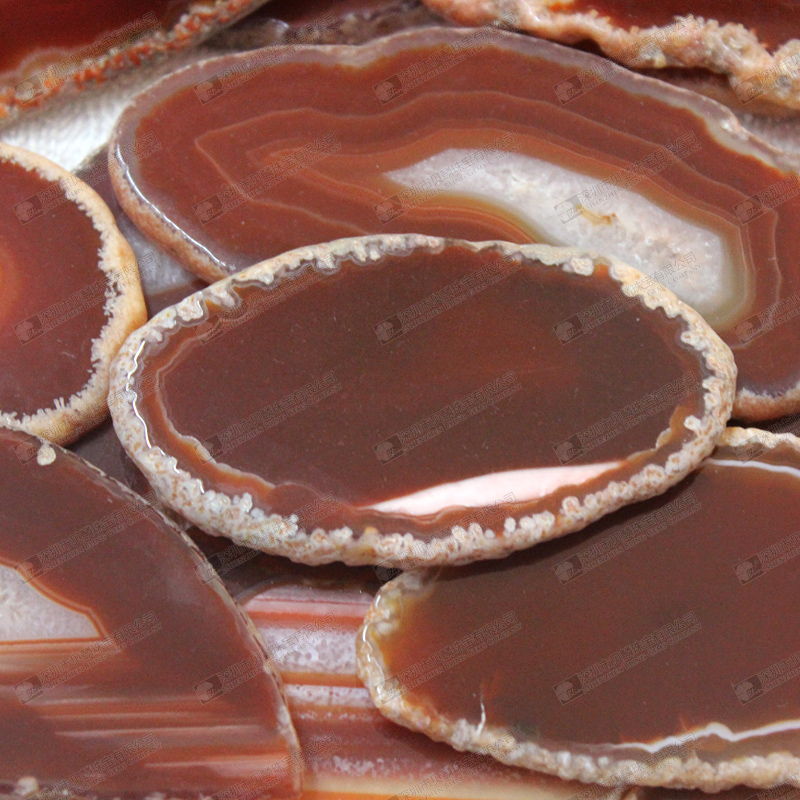 Red agate slices for pendants making,agate stone slabs for home decor