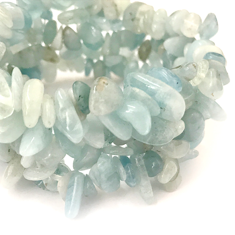 2018 Women's stone bracelets,aquamarine rough stone bracelet