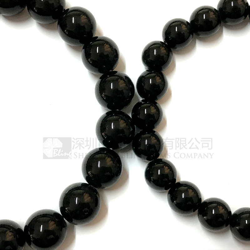 Brilliant cut black onyx stone bracelets,gemstone couple bracelets