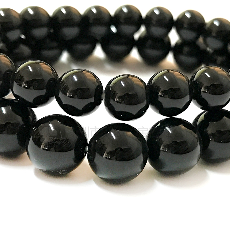 Brilliant cut black onyx stone bracelets,gemstone couple bracelets