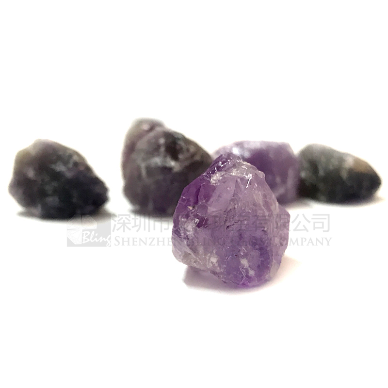 Natural Amethyst rough stone,unpolished amethyst tumbled stones