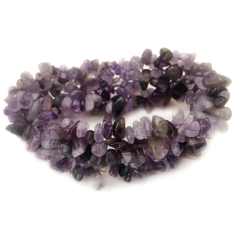 Natural amethyst beaded bracelets