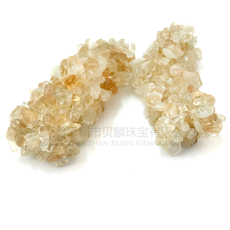 Natural citrine rough shaped bracelets for sale