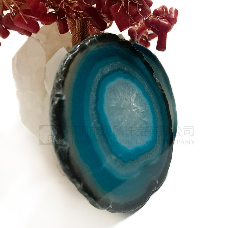 Agate slabs,blue agate coasters