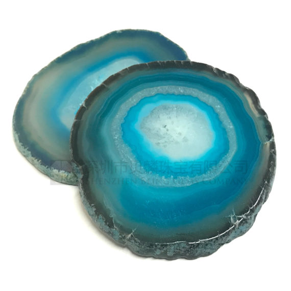 Agate slabs,blue agate coasters