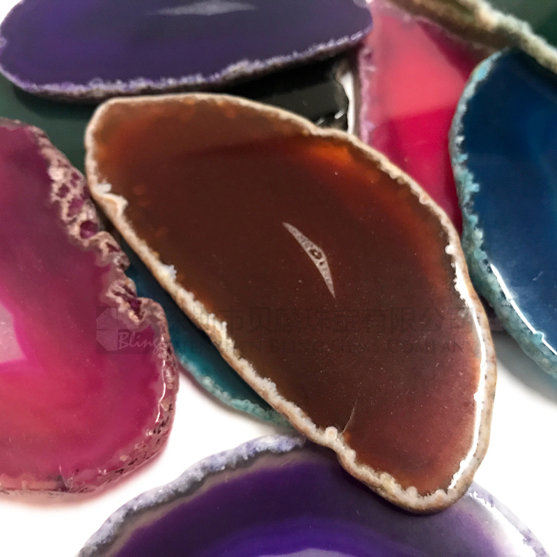 Agate slices for wedding decoration,agate slices place cards