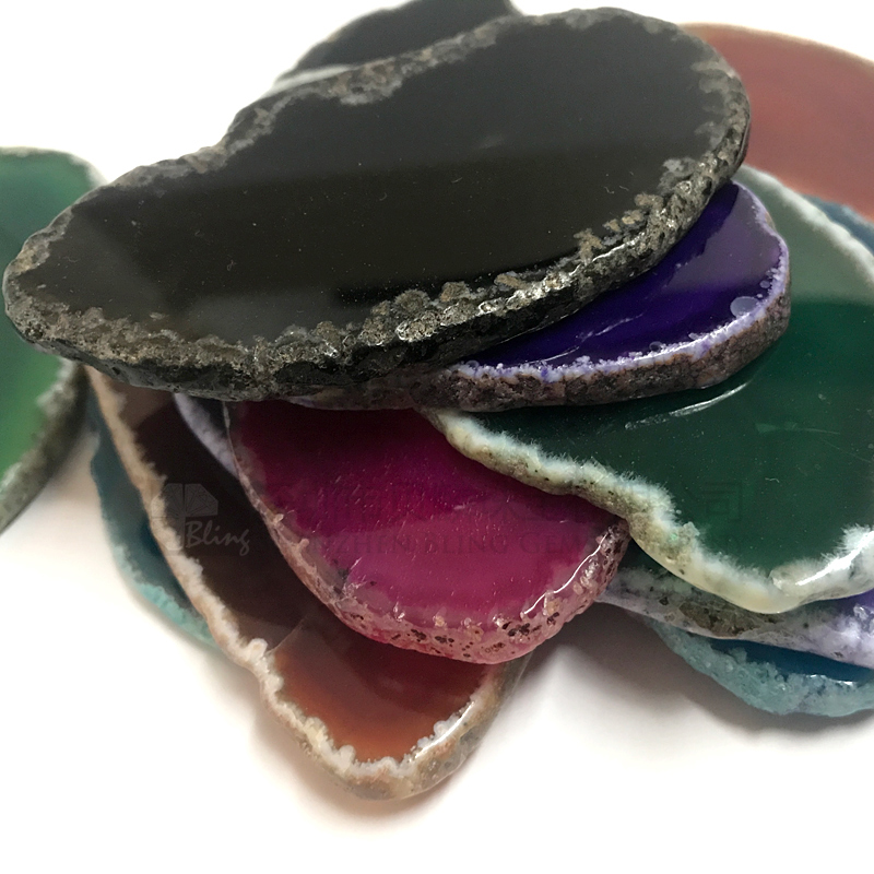 Agate slices for wedding decoration,agate slices place cards