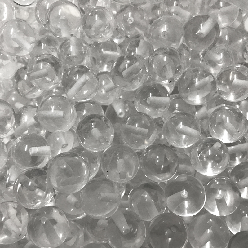 China wholesale half drilled crystal 12mm brilliant round beads,A quality crystal beads