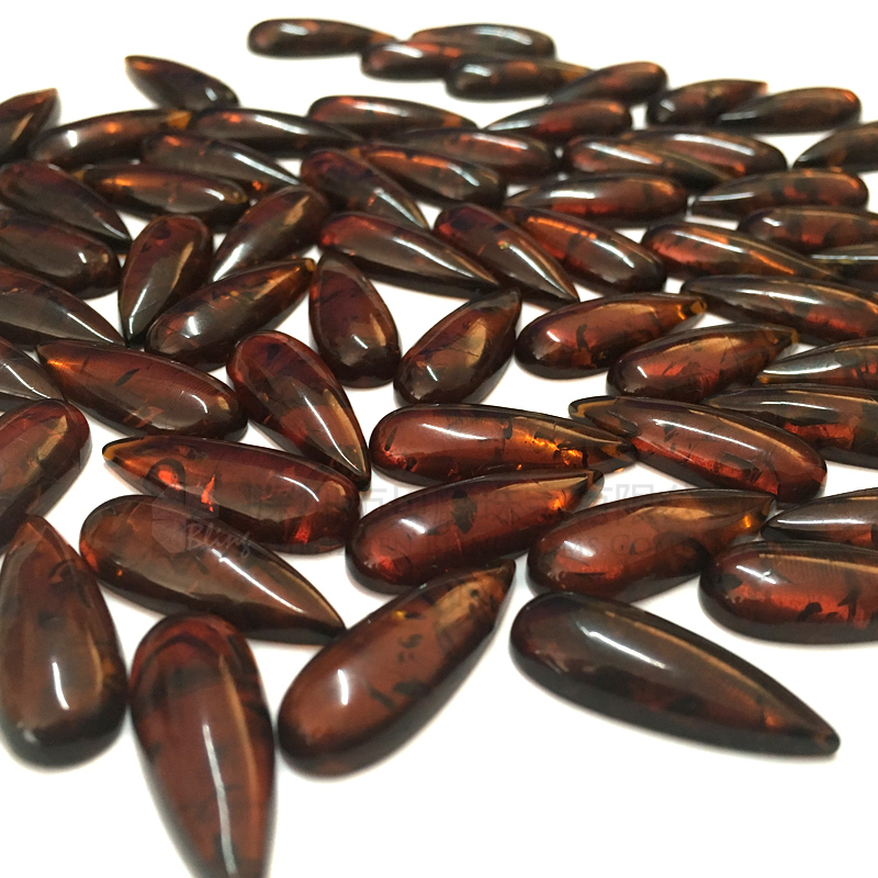 Imitation amber amber beads wholesale,pear shaped amber