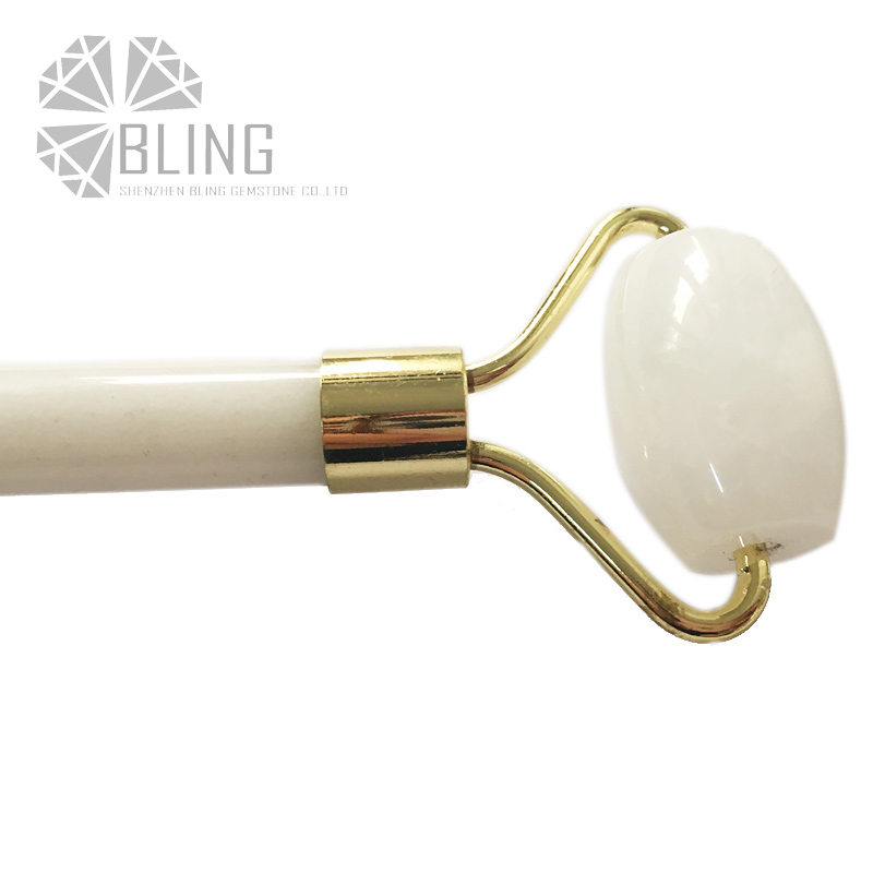 White jade massger stick massage roller,beauty tool