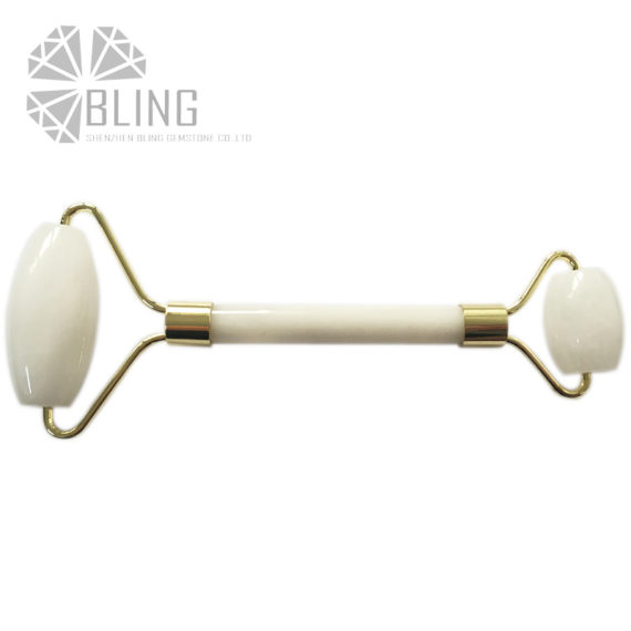 White jade massger stick massage roller,beauty tool