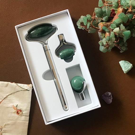 Green aventurine Jade Facial rollers