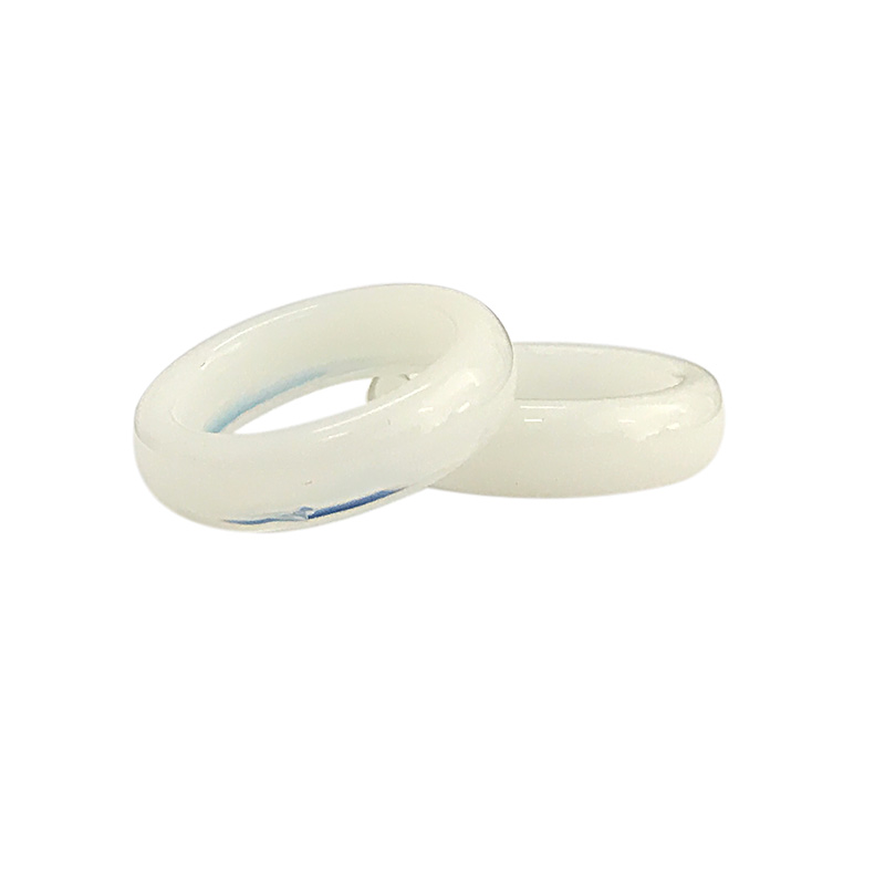 Opalite stone band rings