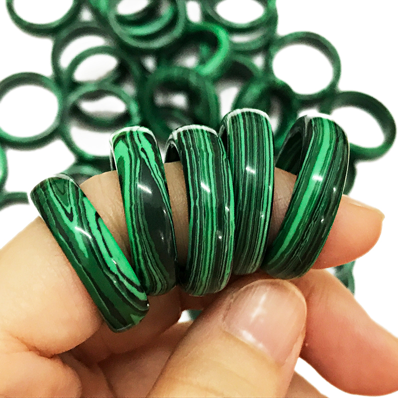 Syn.malachite rings