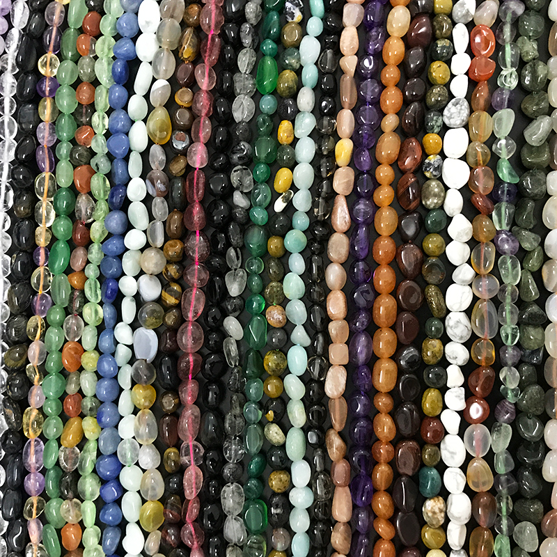 Tumbled nugget bracelets