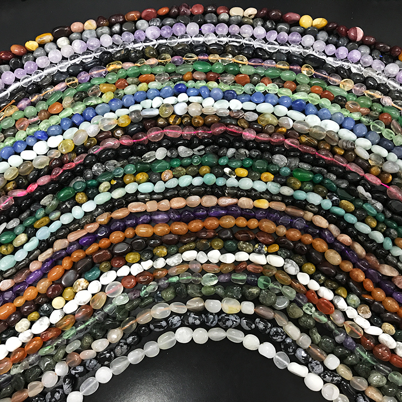 Tumbled nugget bracelets