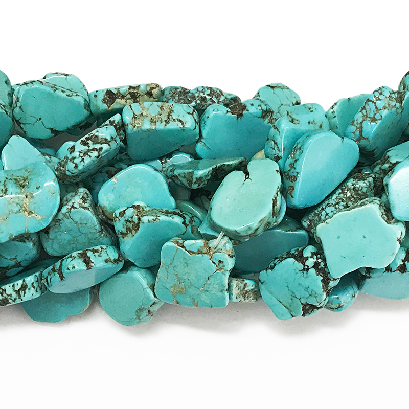 Irregular Stabilized turquoise Beads For Making Jewelry