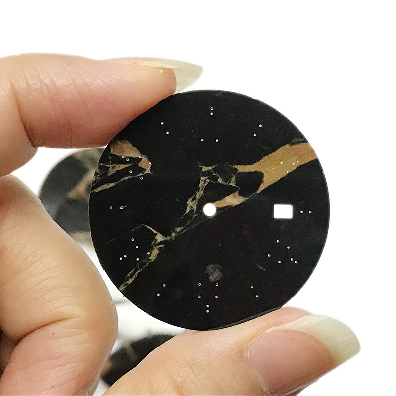 Natural marble stone watch dials