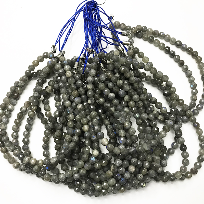 Labradorite stone phone straps