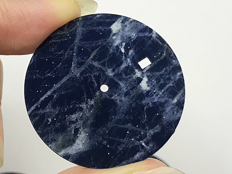 Sodalite stone watch dials