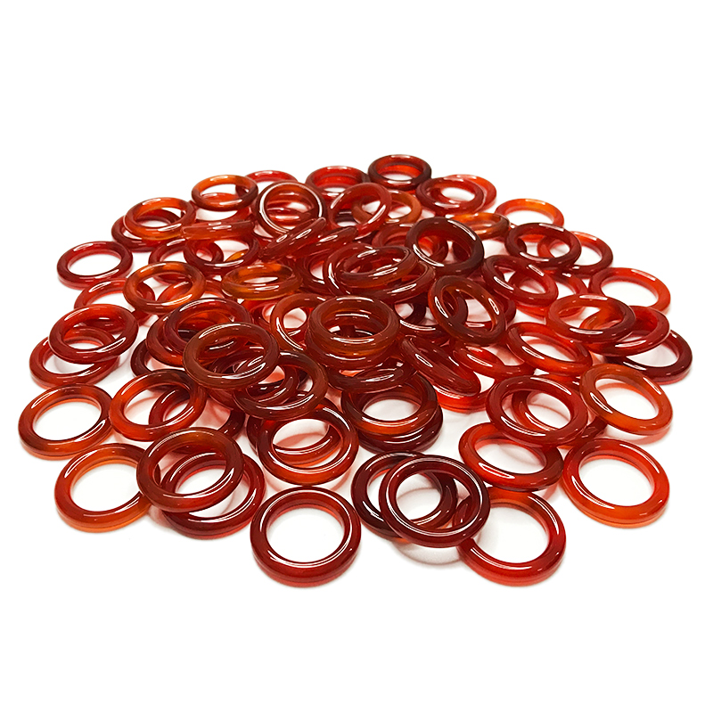 red agate rings