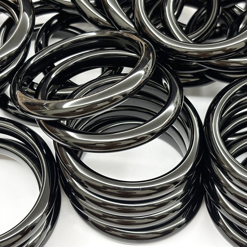 Black obsidian bangles