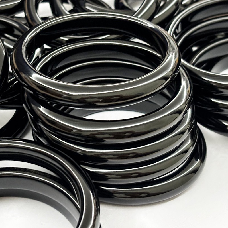 Black obsidian bangles