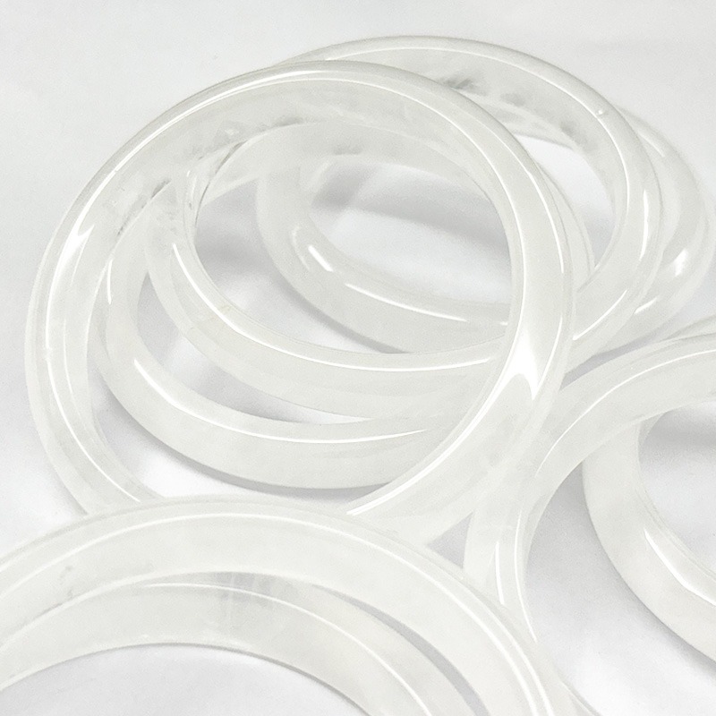 Crystal quartz bangles