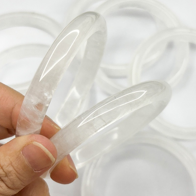 Crystal quartz bangles