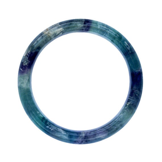 Rainbow Fluorite Bangles