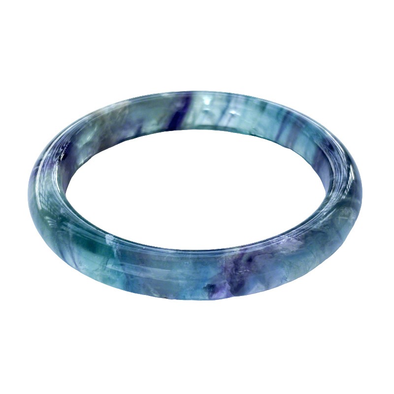 Rainbow Fluorite Bangles