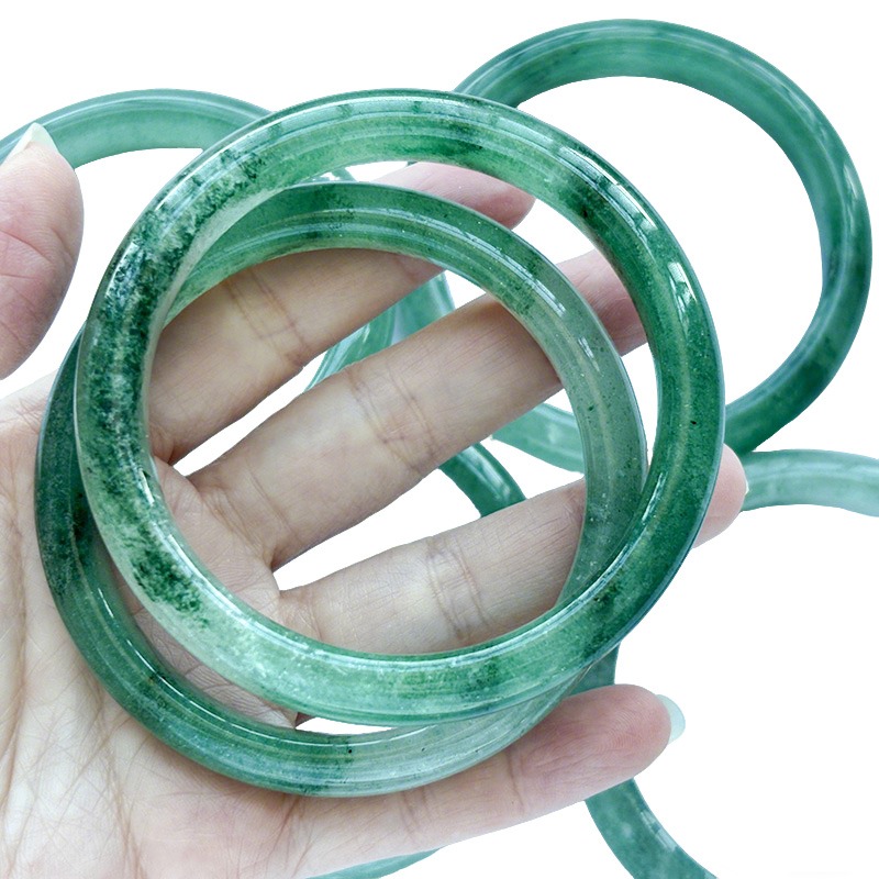 Green Strawberry Quartz Fashion Bangles