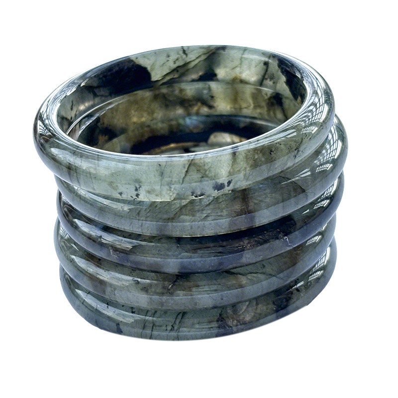 Labradorite bangles
