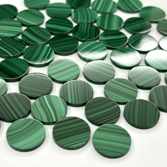 Malachite discs (4)