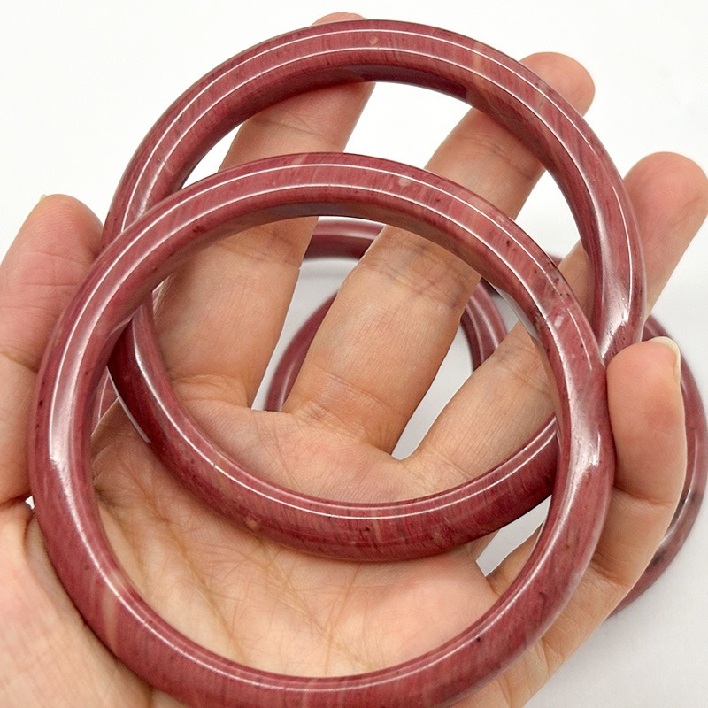 Rhodonite bangles