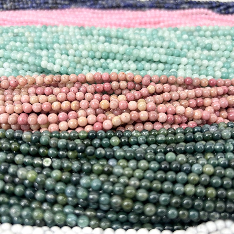 4mm Mixed bead strands