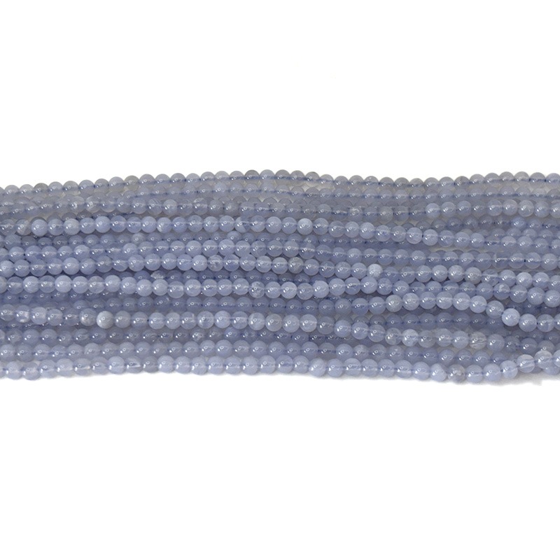 4mm blue lace agate strands