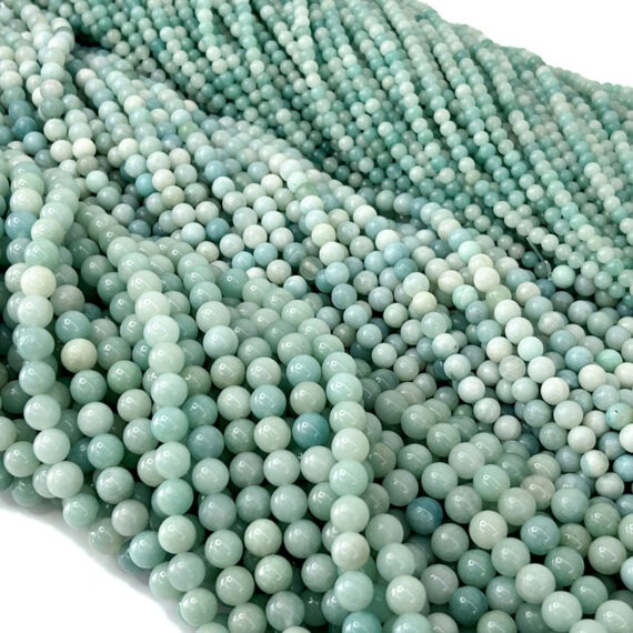 Amazonite bead strands