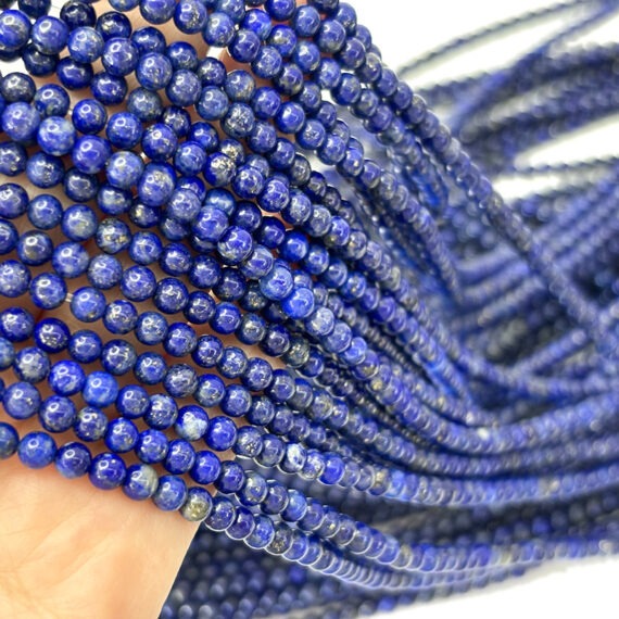 Lapis bead strings 4mm